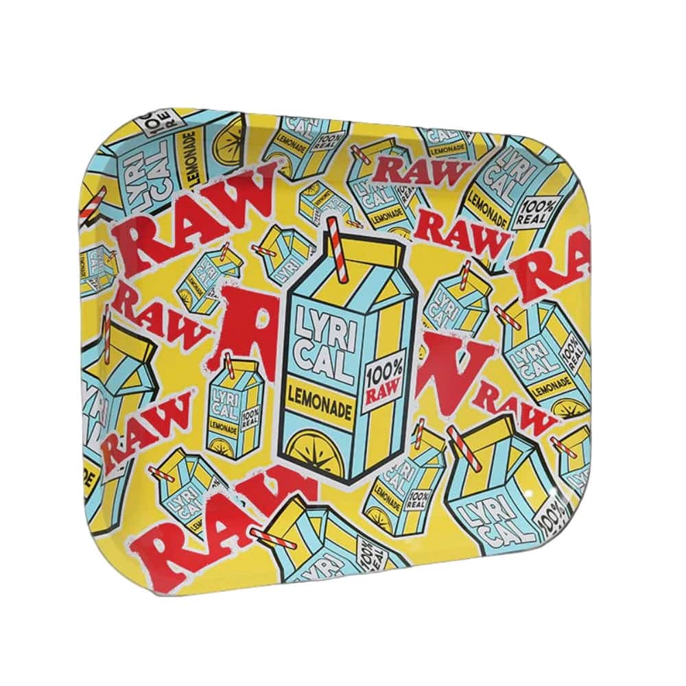 SMALL RAW X LYRICAL LEMONADE LOGO COLLAGE TRAY - Smoke Shop Wholesale. Done Right.