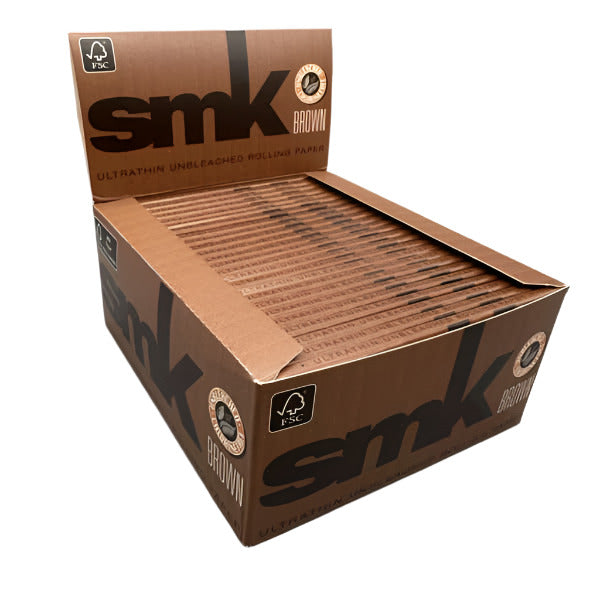 SMK KING SIZE BROWN ROLLING PAPERS 50 CT BOX *** CLOSEOUT *** - Smoke Shop Wholesale. Done Right.