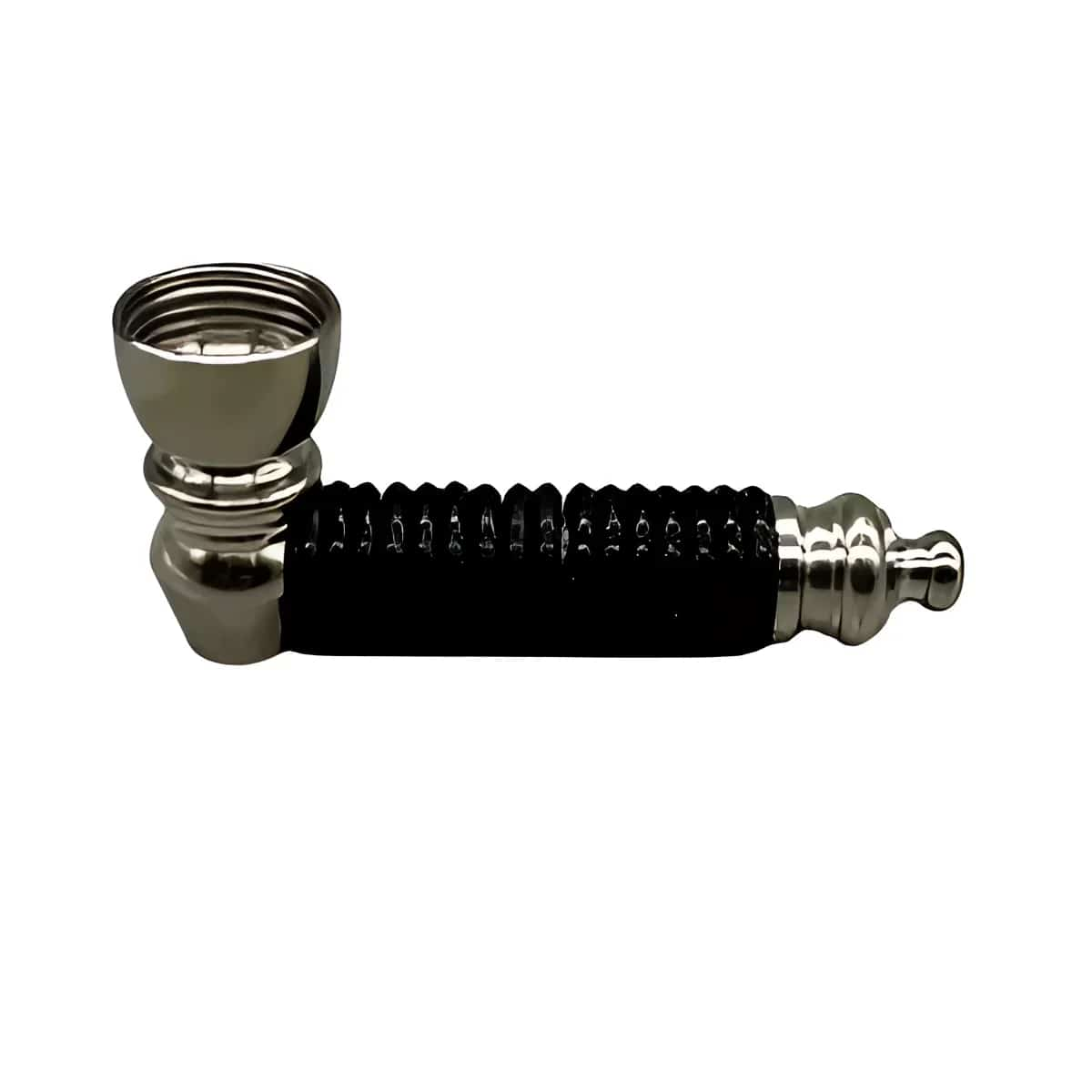 ST METAL PIPE WITH BLACK O RINGS - Smoke Shop Wholesale. Done Right.