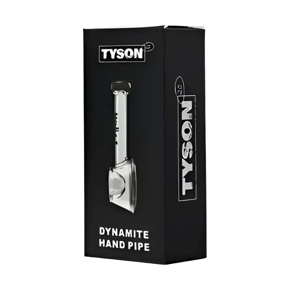 TYSON DYNAMITE HAND PIPE CLEAR & CHARCOAL - Smoke Shop Wholesale. Done Right.