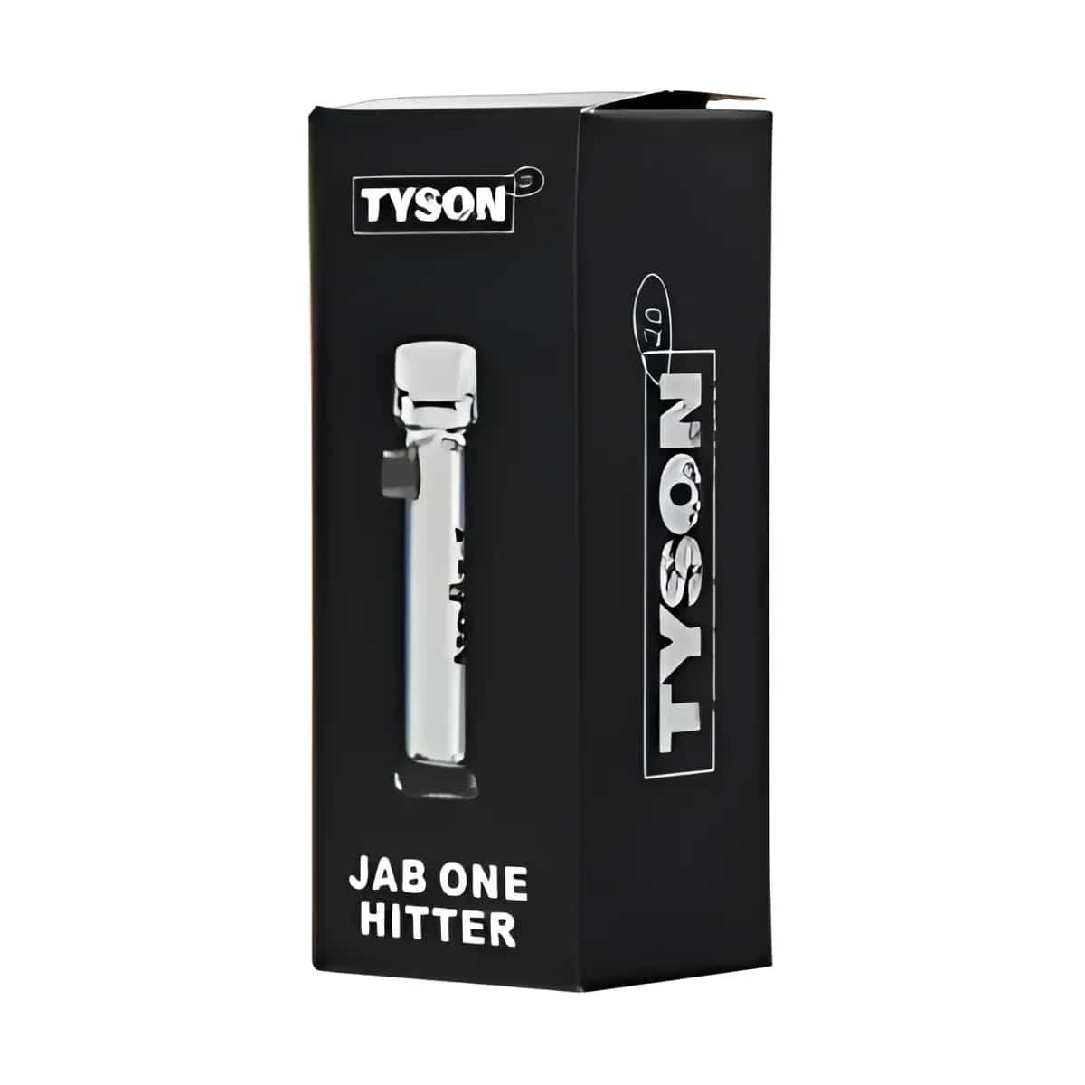 TYSON JAB ONE HITTER CLEAR & CHARCOAL - Smoke Shop Wholesale. Done Right.