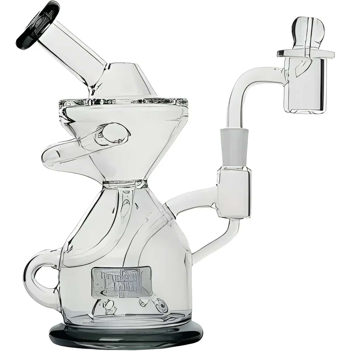 TYSON KNOCKOUT DAB RIG CLEAR & CHARCOAL - Smoke Shop Wholesale. Done Right.