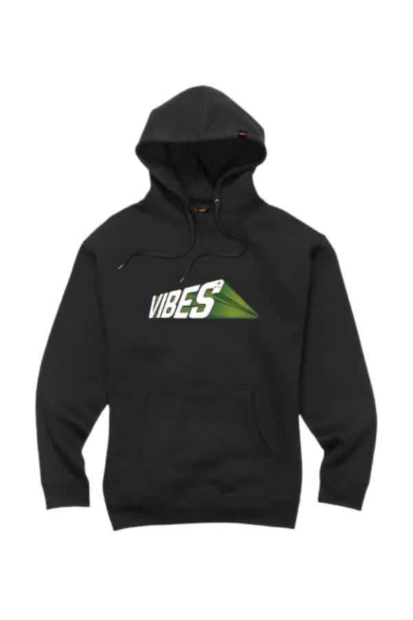 VIBES Black 3D Hoodie Small - Smoke Shop Wholesale. Done Right.