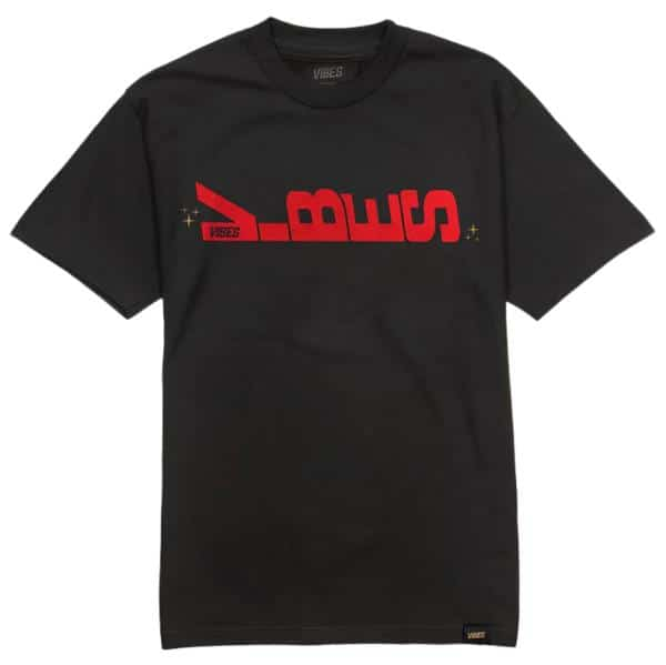 VIBES Black Sittin’ Sideways T-Shirt 2X-Large - Smoke Shop Wholesale. Done Right.