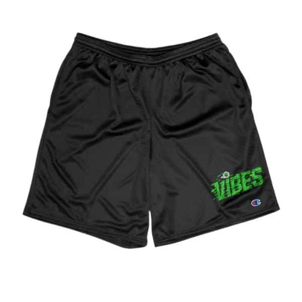 VIBES Black Slime Shorts Large - Smoke Shop Wholesale. Done Right.