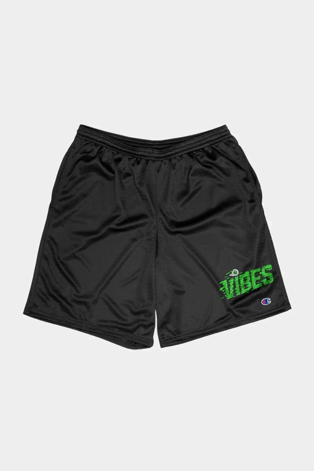 VIBES Black Slime Shorts Medium - Smoke Shop Wholesale. Done Right.