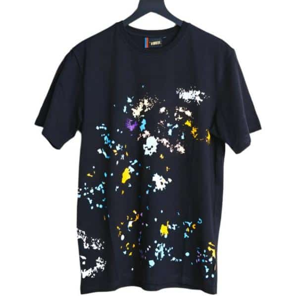 VIBES Black Splatter T-Shirt X-Large - Smoke Shop Wholesale. Done Right.