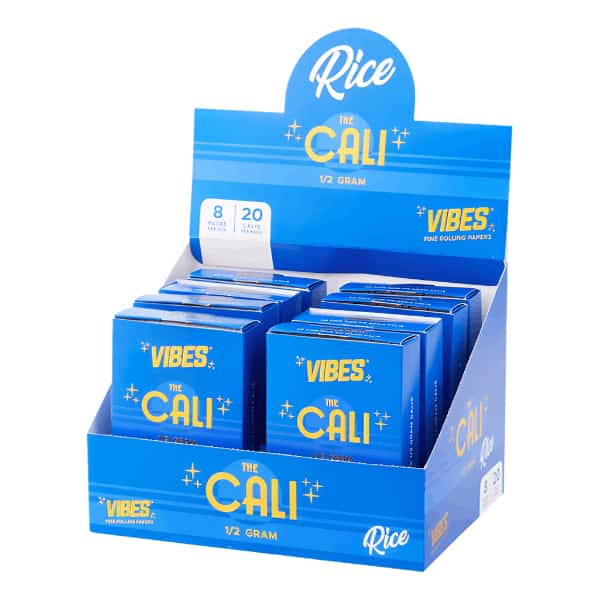 VIBES CALI 1/2 GRAM RICE 20 PK 8 CT BOX - Smoke Shop Wholesale. Done Right.