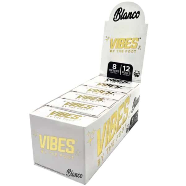 VIBES KING SIZE BLANCO FATTY BY THE FOOT 12 CT BOX - Smoke Shop Wholesale. Done Right.