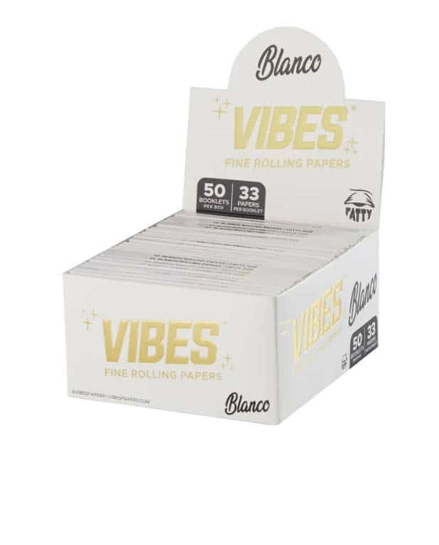 Vibes King Size Fatty Blanco Rolling Papers 50ct Box 33 LPB - Smoke Shop Wholesale. Done Right.