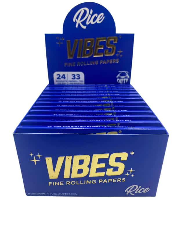 Vibes King Size Fatty Rice Rolling Papers 50ct Box 33 LPB - Smoke Shop Wholesale. Done Right.