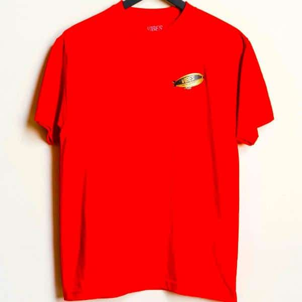 VIBES Red Sky High T-Shirt 2X-Large - Smoke Shop Wholesale. Done Right.