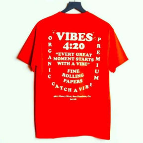 VIBES Red Starts With Vibe T-Shirt 2X-Large - Smoke Shop Wholesale. Done Right.