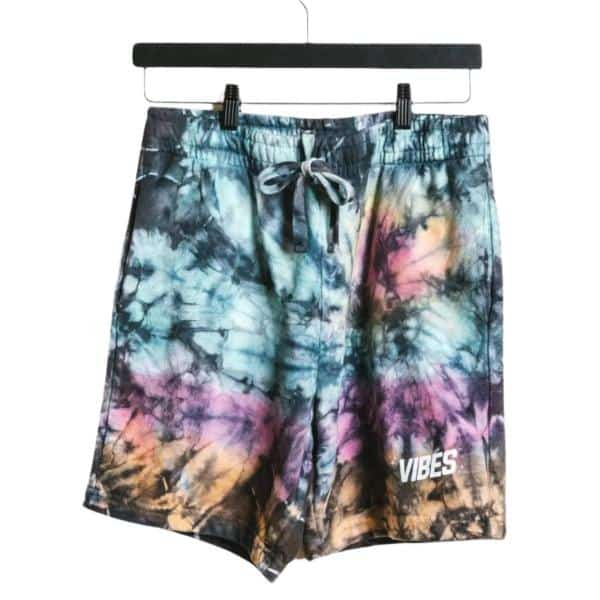 VIBES Tie Dye Dark Shorts 2X-Large - Smoke Shop Wholesale. Done Right.