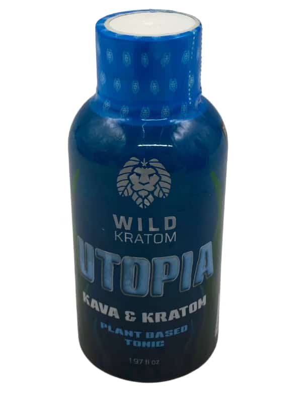 WILD KRATOM UTOPIA KAVA KRATOM SHOTS (400MG KAVA / 75MG MIT) 12 CT DISPLAY - Smoke Shop Wholesale. Done Right.