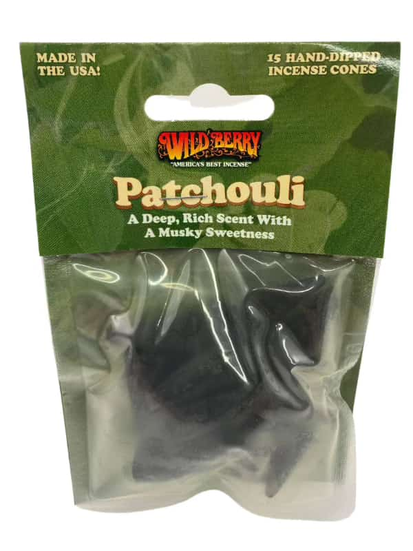 WILDBERRY PATCHOULI CONES 15ct PACKAGED - Smoke Shop Wholesale. Done Right.