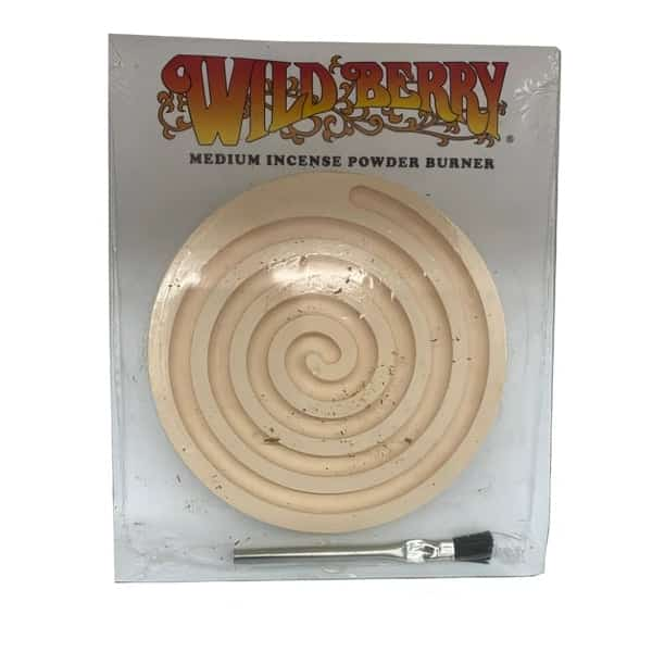 WILDBERRY POWDER INCENSE MEDIUM SPIRAL BURNER - Smoke Shop Wholesale. Done Right.