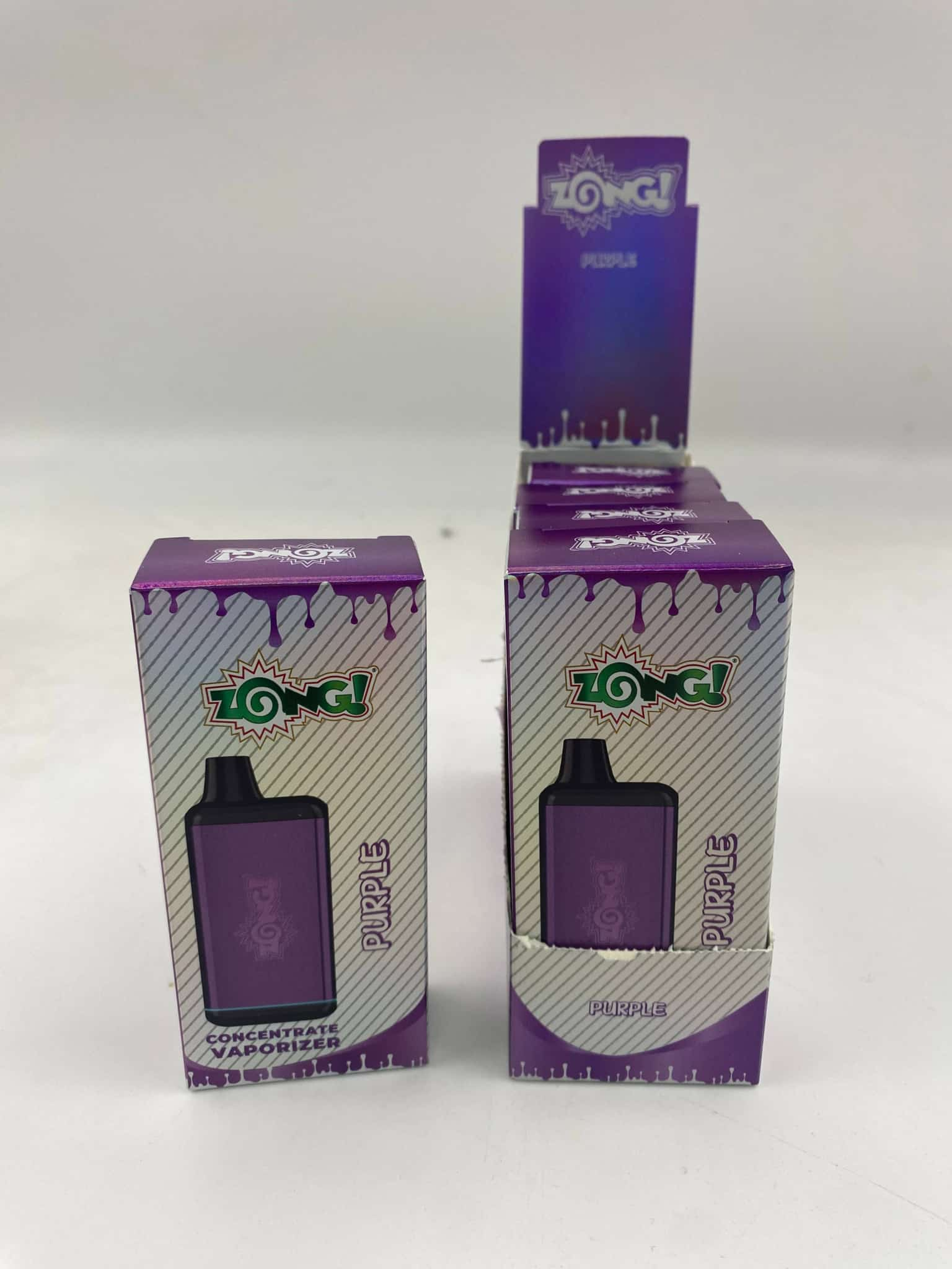 ZONG CONCENTRATE BATTERY PURPLE 5 CT DISPLAY - Smoke Shop Wholesale. Done Right.