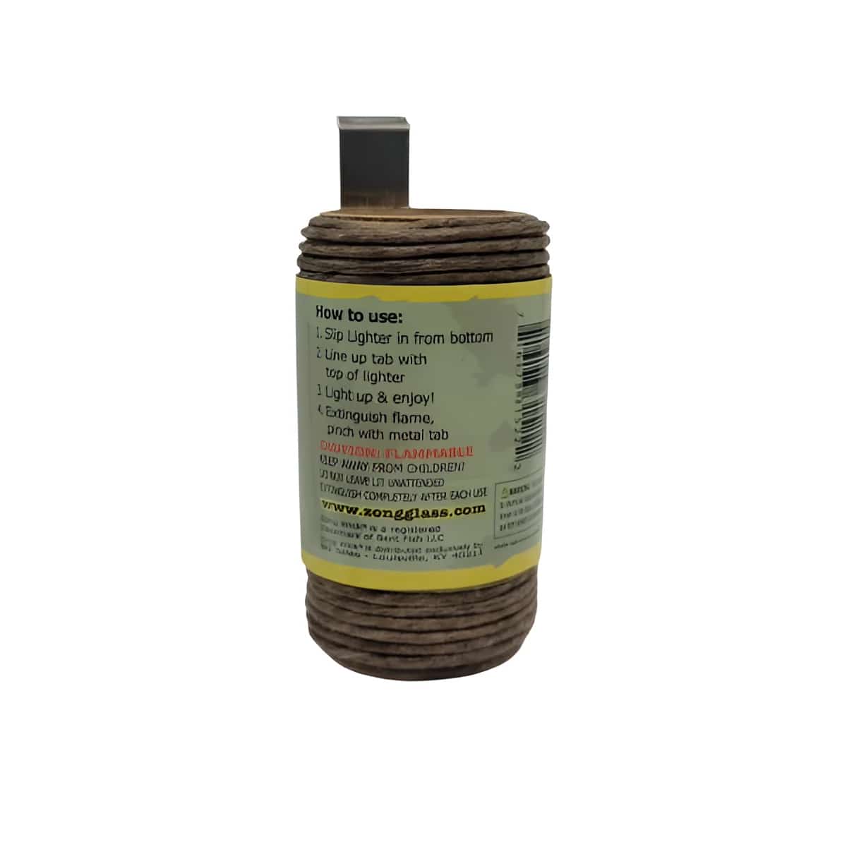 Zong Wick 16’ Hemp Wick Lighter Sleeve 24ct Display - Smoke Shop Wholesale. Done Right.