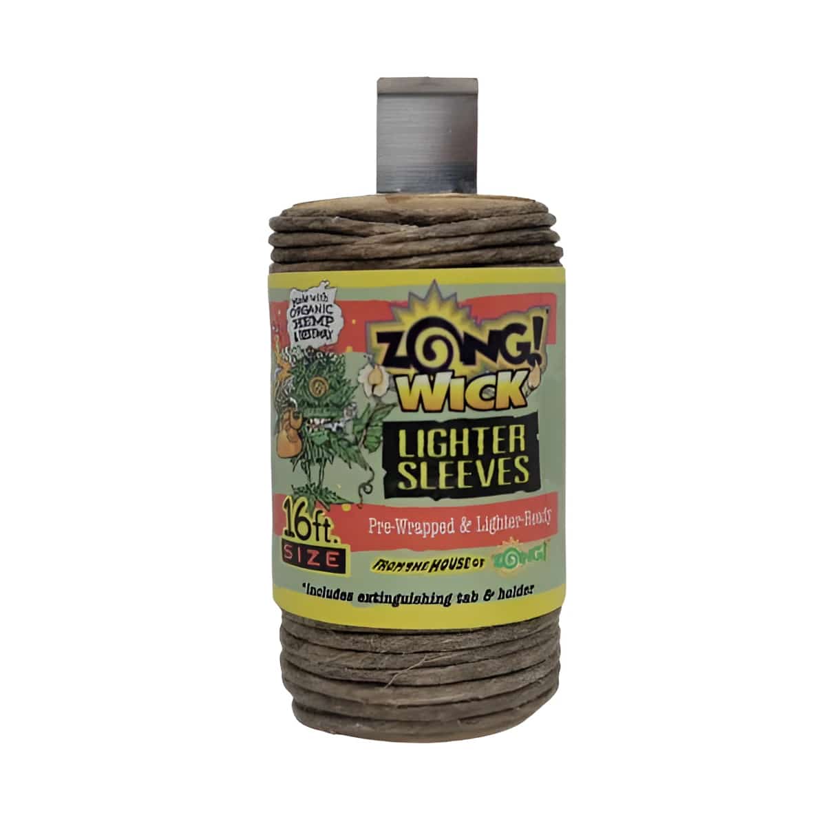 Zong Wick 16’ Hemp Wick Lighter Sleeve 24ct Display - Smoke Shop Wholesale. Done Right.