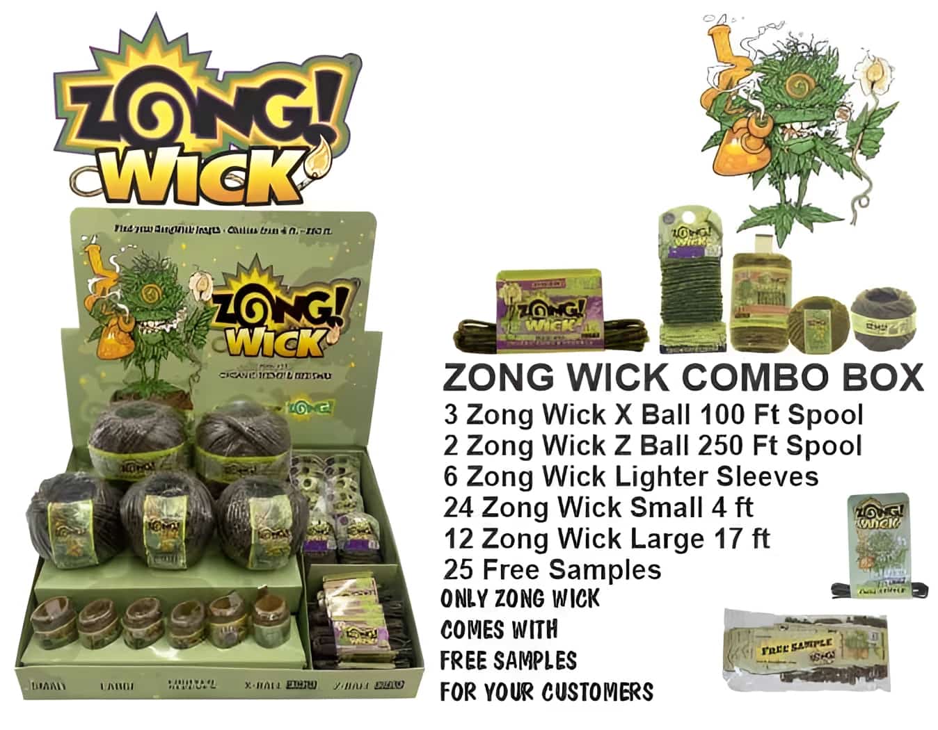 Zong Wick Combo Box - Smoke Shop Wholesale. Done Right.