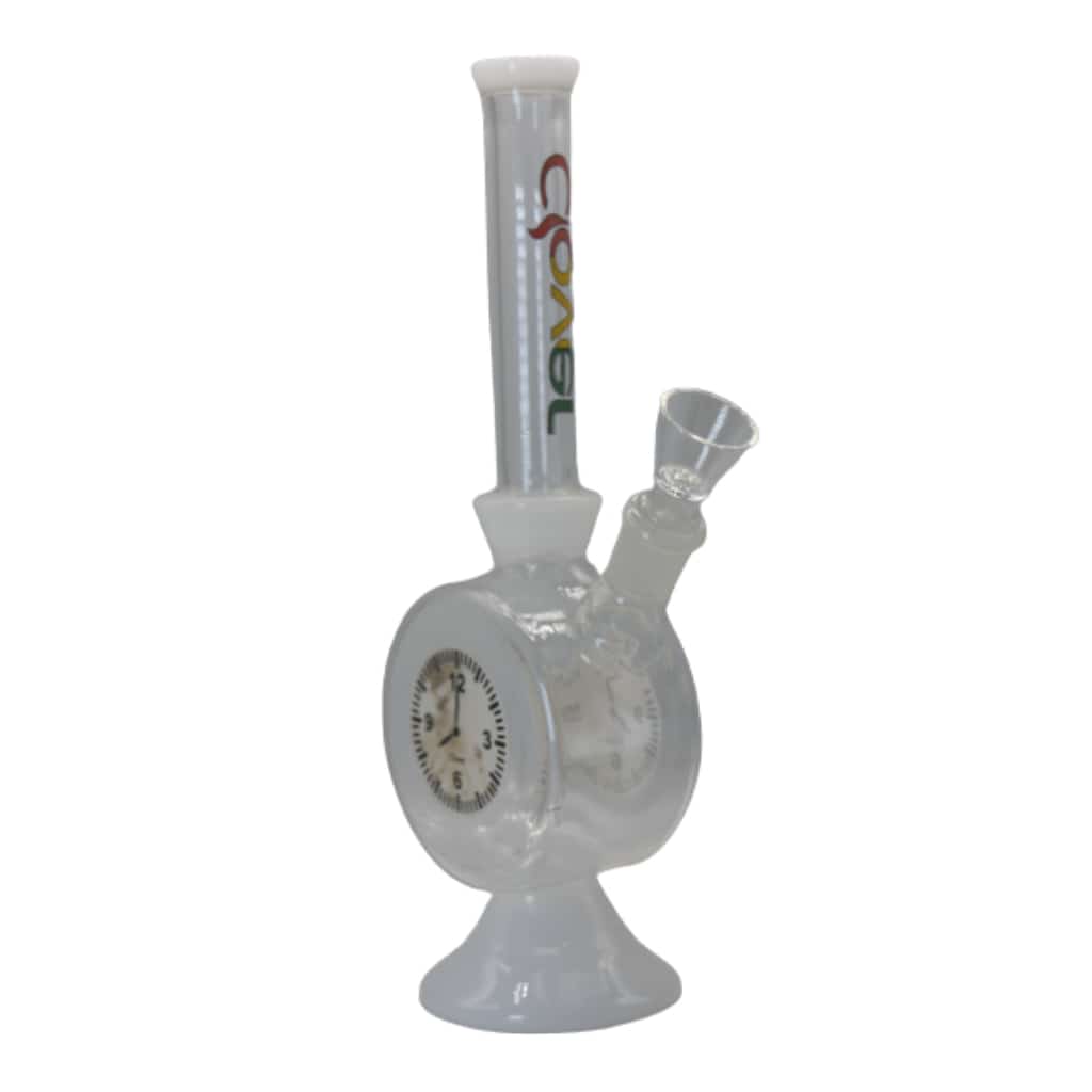 10 Clock Face Glass Water Pipe - Smoke Shop Wholesale. Done Right.