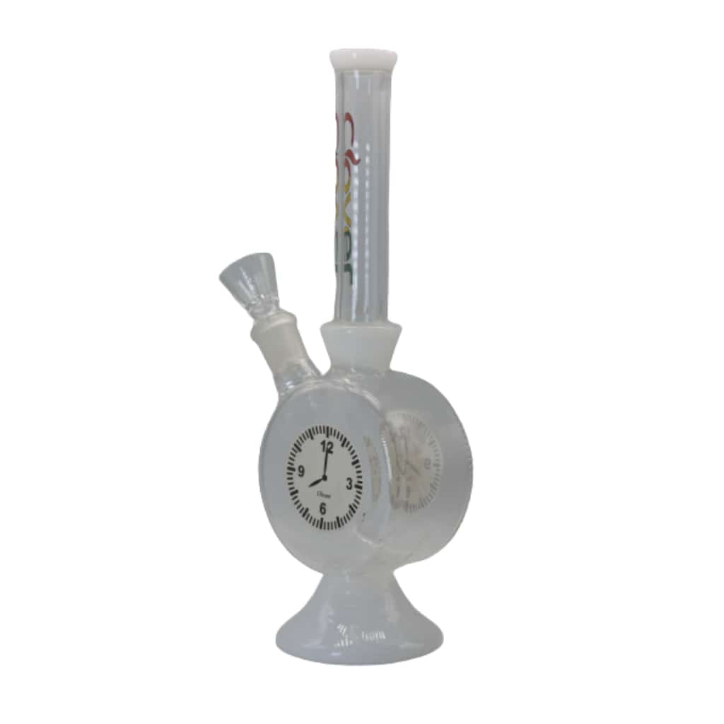 10 Clock Face Glass Water Pipe - Smoke Shop Wholesale. Done Right.