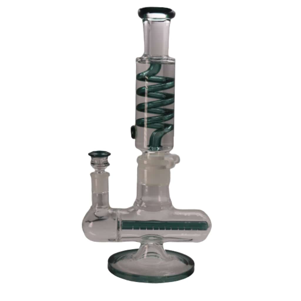 12 Glycerine Filled Inline Glass Water Pipe - Smoke Shop Wholesale. Done Right.