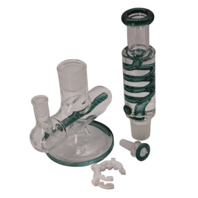 12 Glycerine Filled Inline Glass Water Pipe - Smoke Shop Wholesale. Done Right.