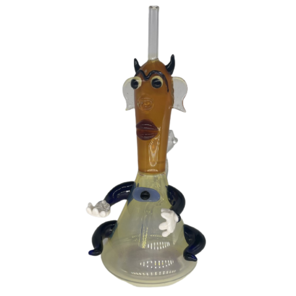 8" Animated Character Glass Water Pipe