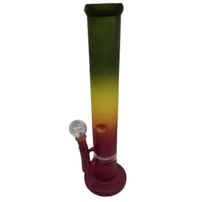 14 Frosted Rasta Glass Water Pipe - Smoke Shop Wholesale. Done Right.