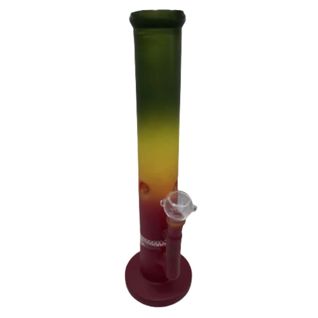14 Frosted Rasta Glass Water Pipe - Smoke Shop Wholesale. Done Right.