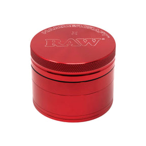 RAW x Hammercraft 4 pc 2.2’’ Red Grinder - Smoke Shop Wholesale. Done Right.