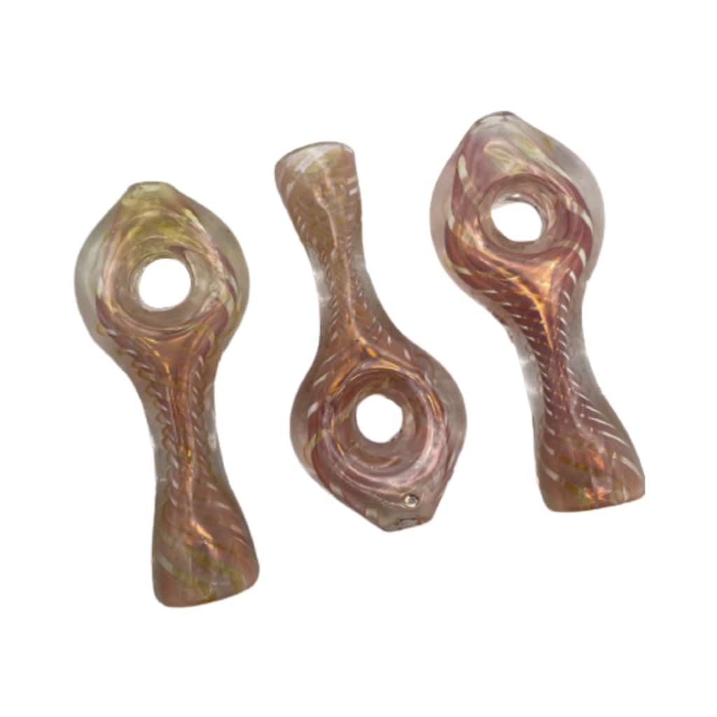 3.5 Gold Fumed Donut Chillum - Smoke Shop Wholesale. Done Right.