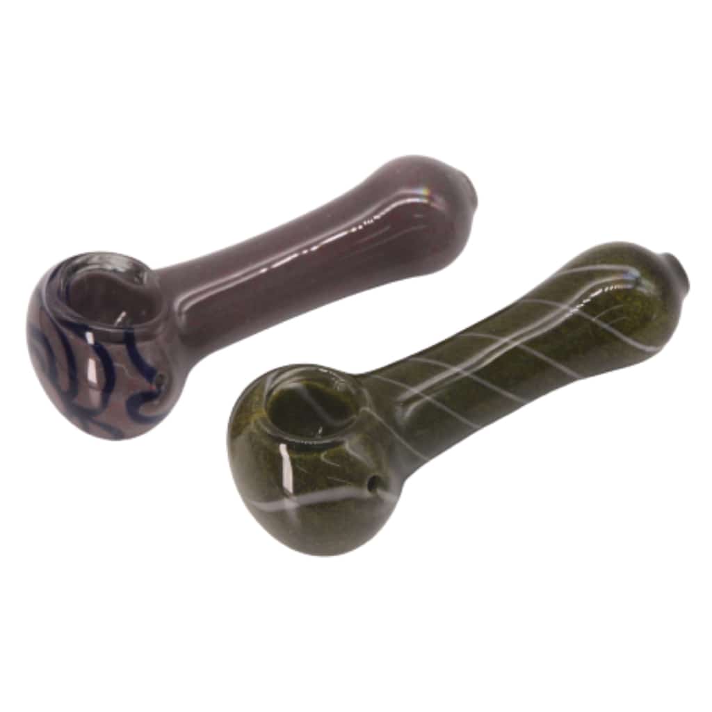 4 Heavy Frit Glass Hand Pipe - Smoke Shop Wholesale. Done Right.