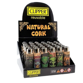 Clipper Alien Cork Lighter