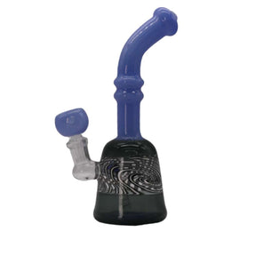 8 Marble Barrel Base Glass Water Pipe - Smoke Shop Wholesale. Done Right.