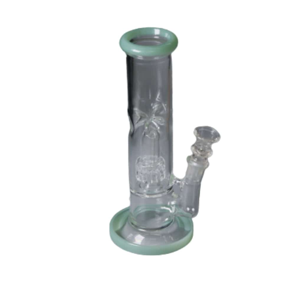 8 Straight Shower Percolator Glass Water Pipe - Smoke Shop Wholesale. Done Right.