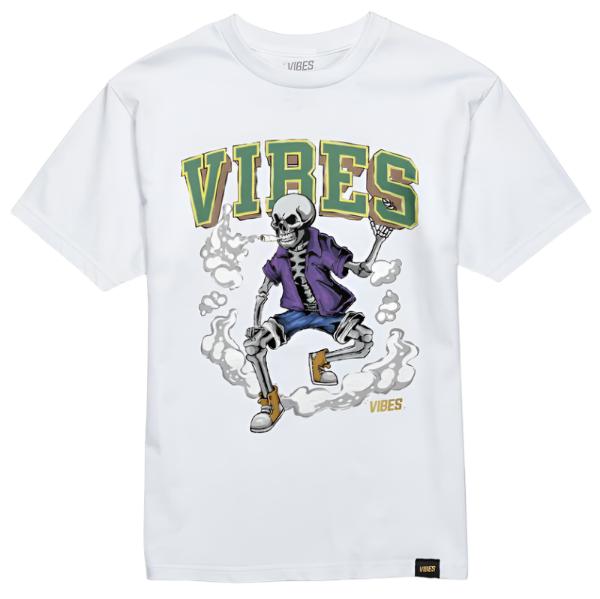 VIBES White Skull & Cone T-Shirt 2X-Large