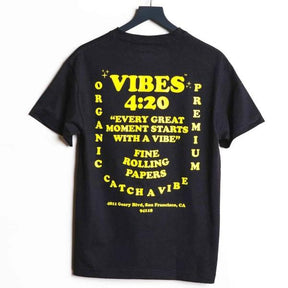 VIBES Black Starts With Vibe T-Shirt Large