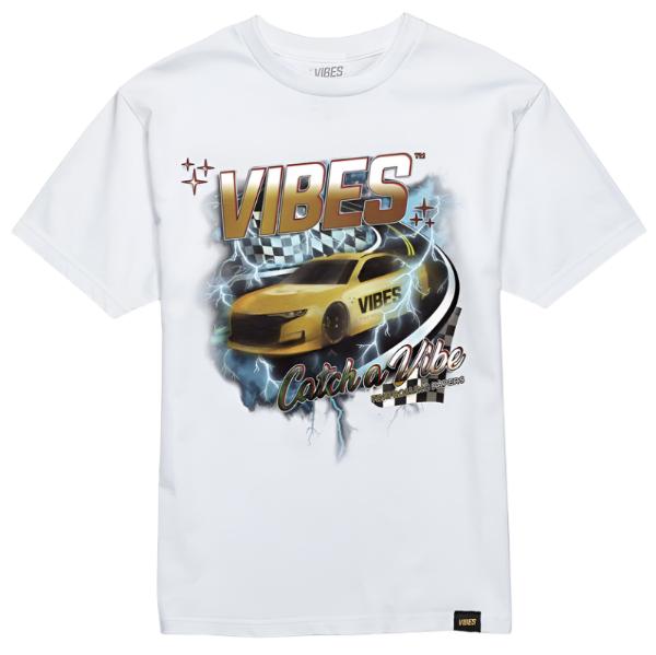 VIBES White Stock Car T-Shirt X-Large