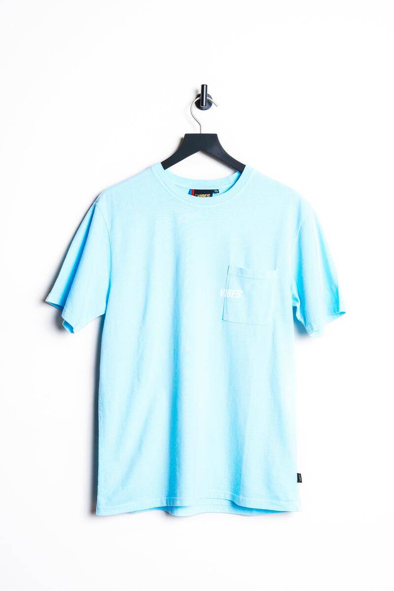 VIBES Blue Vibe Tribe Pocket T-Shirt X-Large