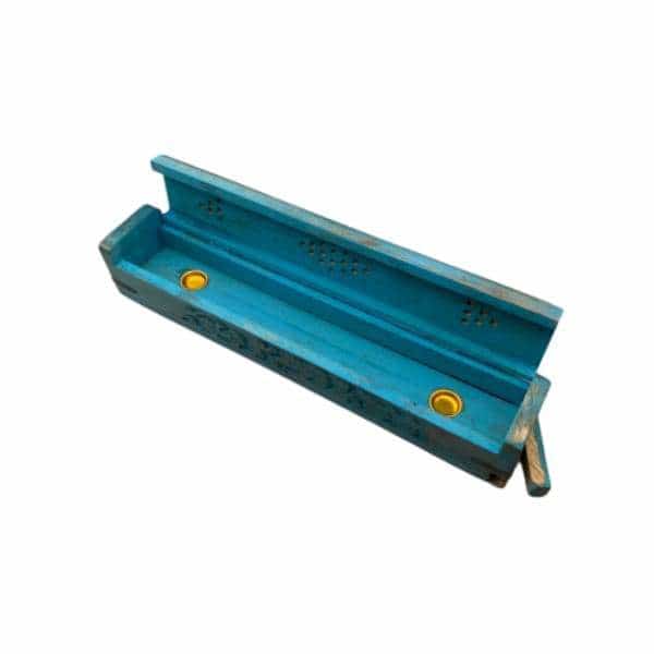 Blue Coffin Box Incense Burner - Smoke Shop Wholesale. Done Right.