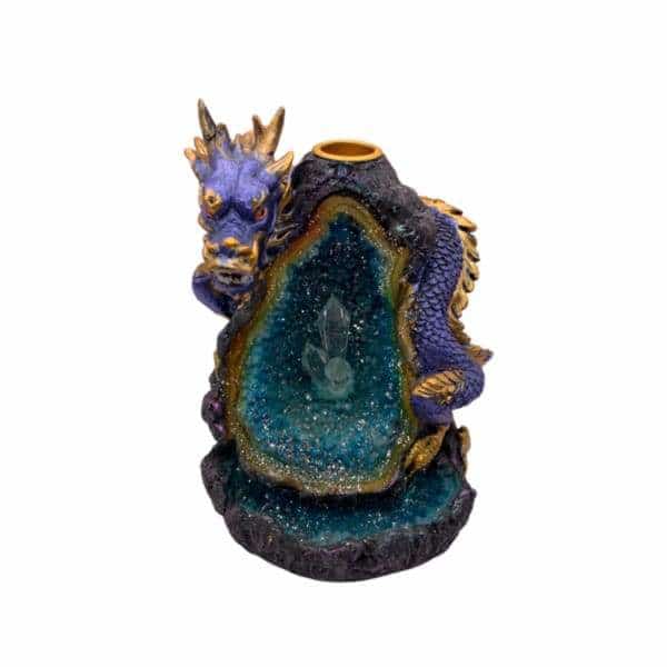 Blue Dragon Crystal Backflow Burner - Smoke Shop Wholesale. Done Right.