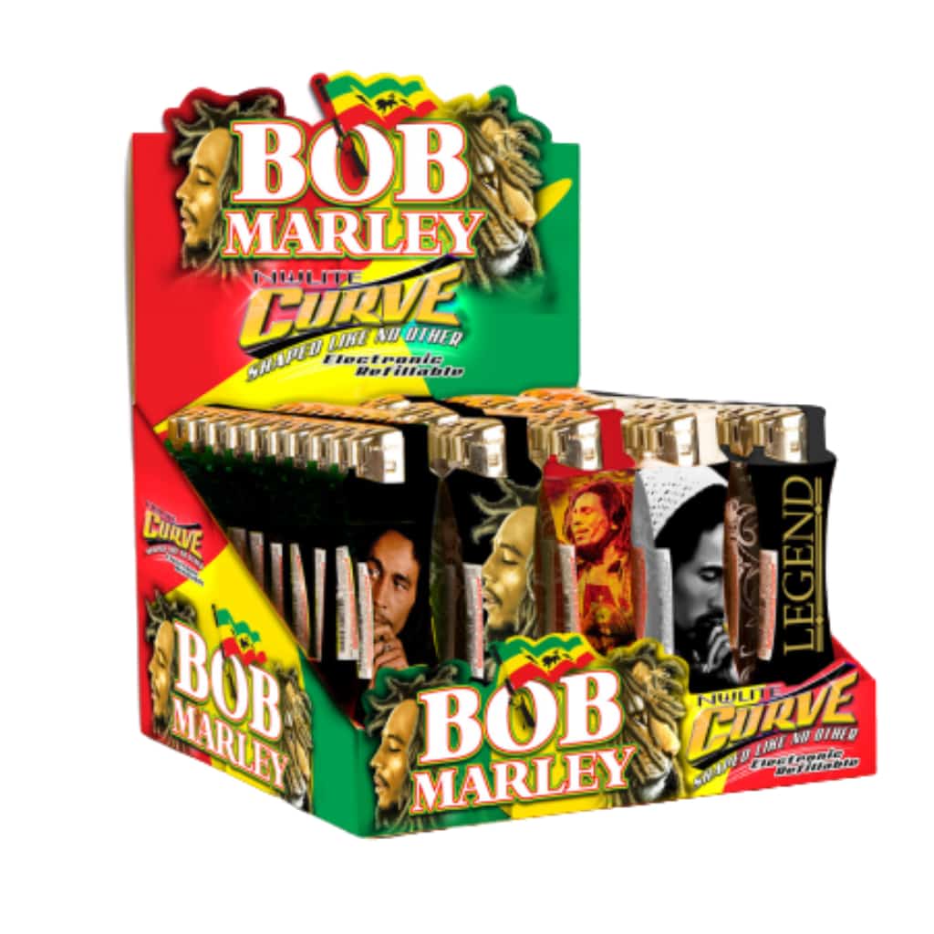 Bob Marley Curve Lighters - Smoke Shop Wholesale. Done Right.