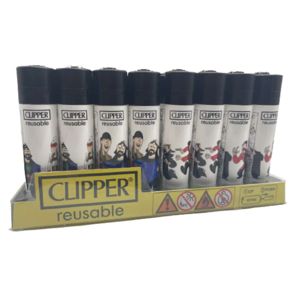 Clipper Jay & Silent Bob Lighter - 48ct - Smoke Shop Wholesale. Done Right.