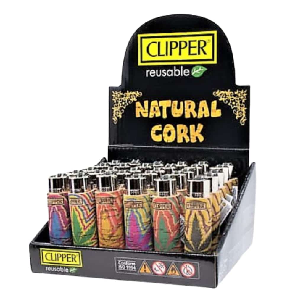 Clipper Leave Cork Lighter - 30ct - Smoke Shop Wholesale. Done Right.