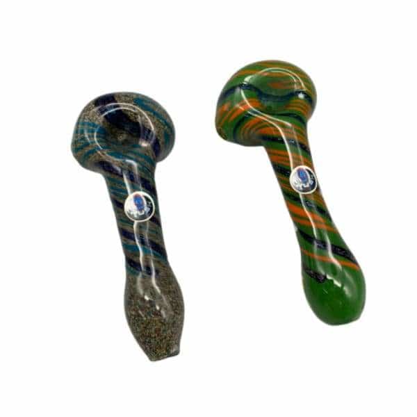 Crush - Frit Dicro Dropper Glass Hand Pipe - Smoke Shop Wholesale. Done Right.