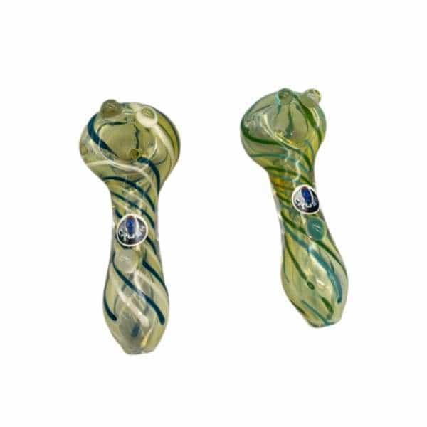 Crush - Full Color Marbled Spoon Glass Hand Pipe - Smoke Shop Wholesale. Done Right.