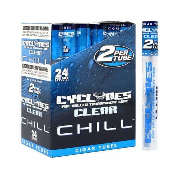 Cyclone Clear Blue Chill Cones - Smoke Shop Wholesale. Done Right.